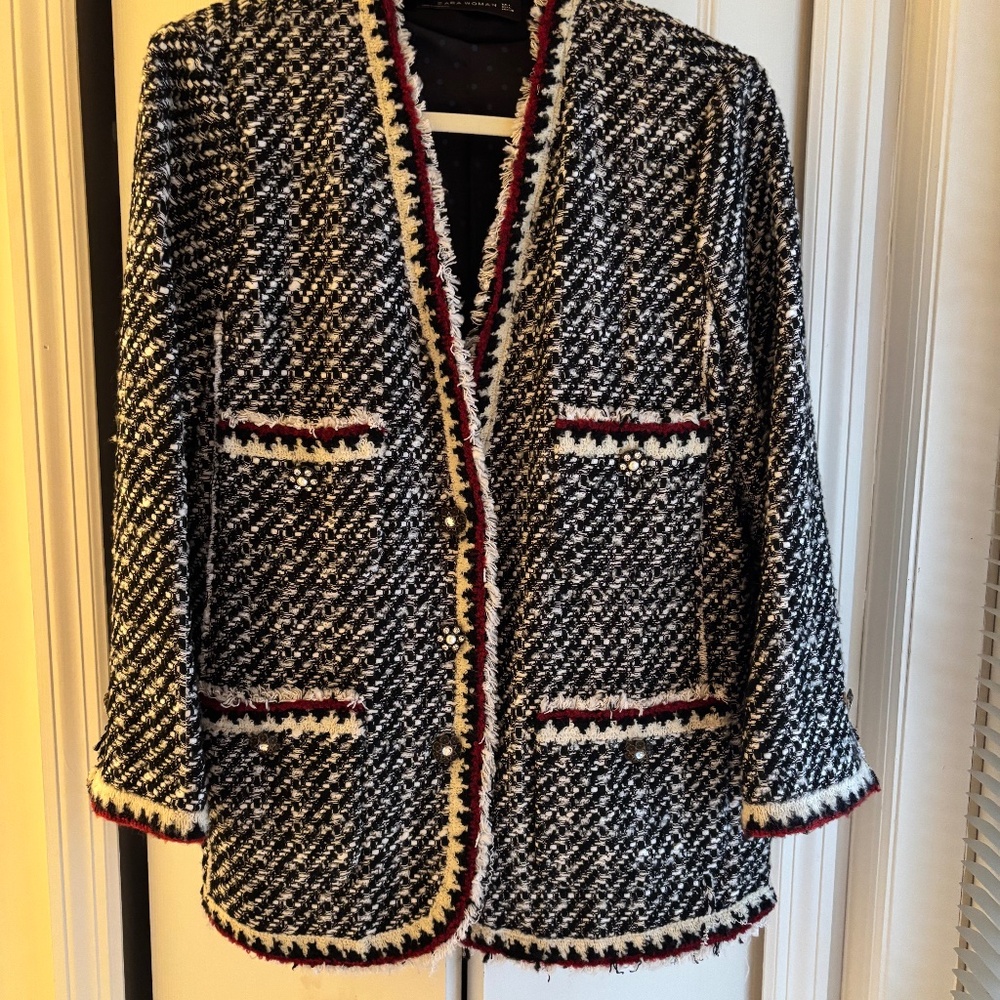 Zara Tweed Blazer